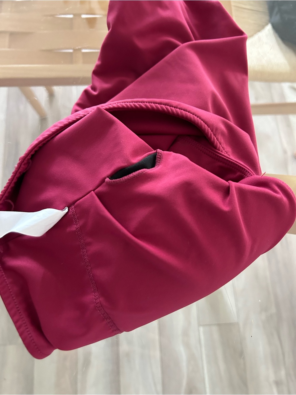 Women’s Raspberry Fuchsia Workout Crop Top - Picture 11 of 12